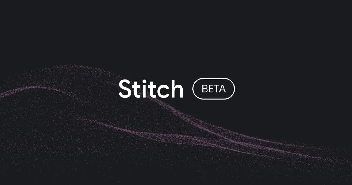 Google Stitch preview
